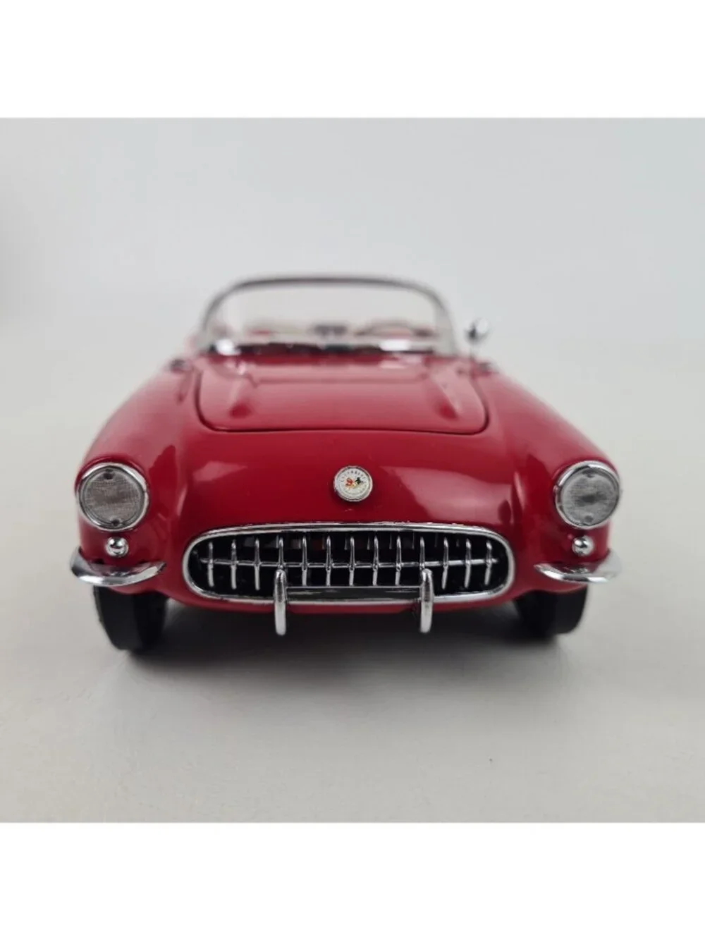Franklin Mint Precision 1957 Chevrolet Corvette Red 1:24 Die Cast B11TC55